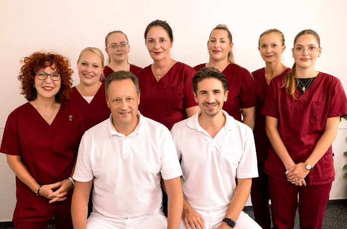 Teamfoto der Gastroenterologischen Fachpraxis Bonn